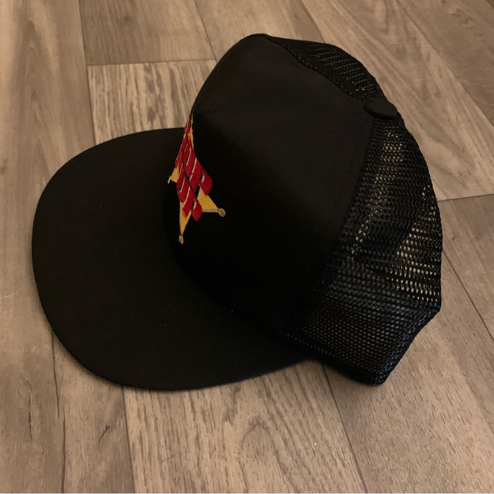 Vintage Trucker Snapback Signatures Hat TOP POP Sheriff Badge Rare - Picture 3 of 5